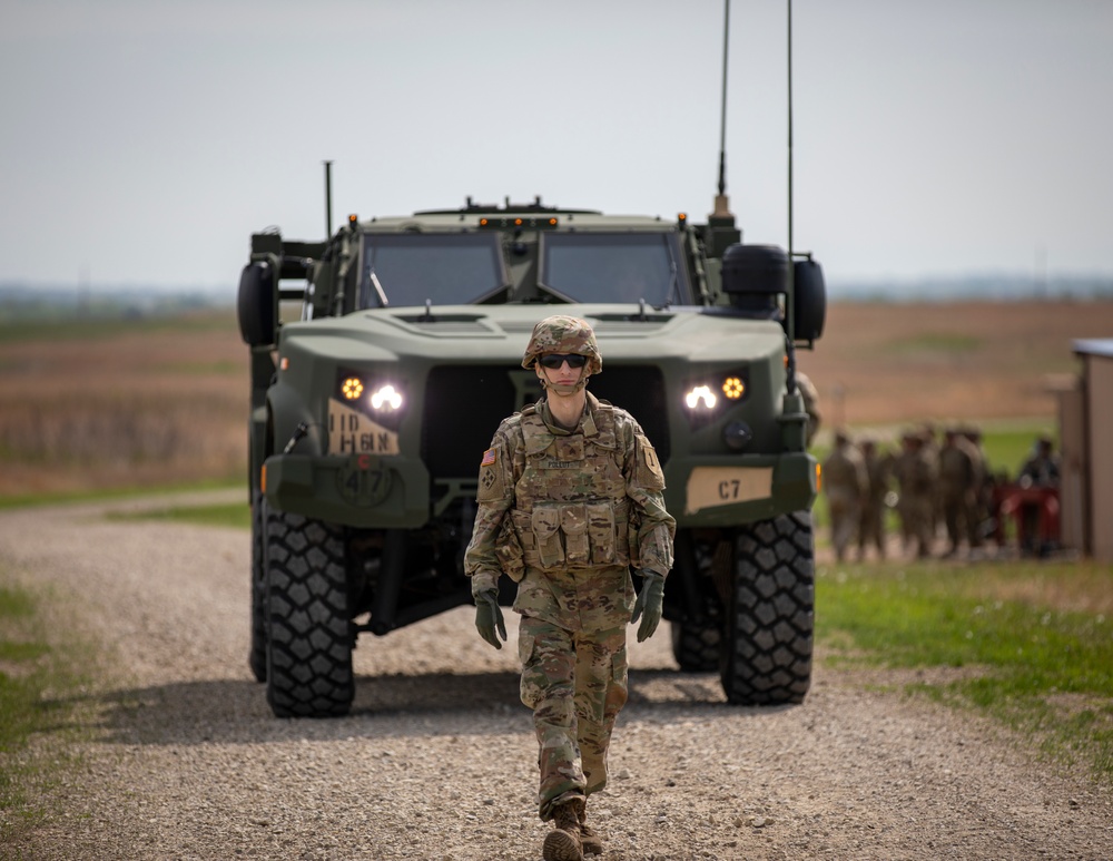 1st Battalion, 16th Infantry Regiment conduct machine gun qualifications