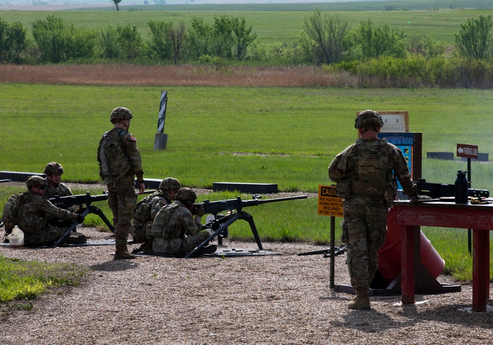 1st Battalion, 16th Infantry Regiment conduct machine gun qualifications