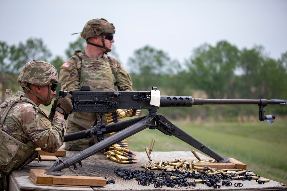 1st Battalion, 16th Infantry Regiment conduct machine gun qualifications