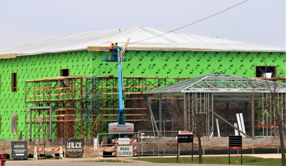 April 2023 construction operations of $11.96 million transient training brigade headquarters at Fort McCoy
