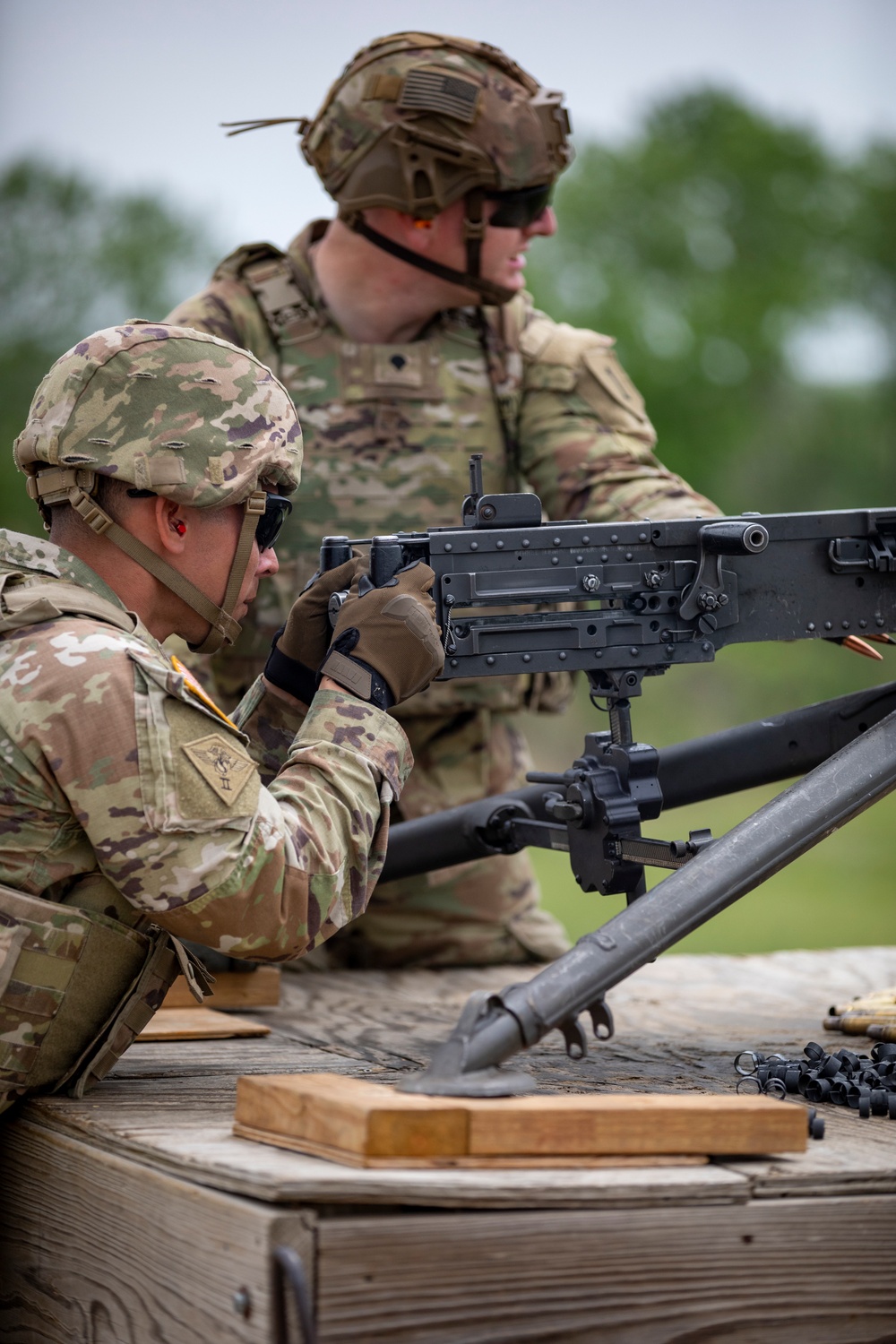 1st Battalion, 16th Infantry Regiment conduct machine gun qualifications