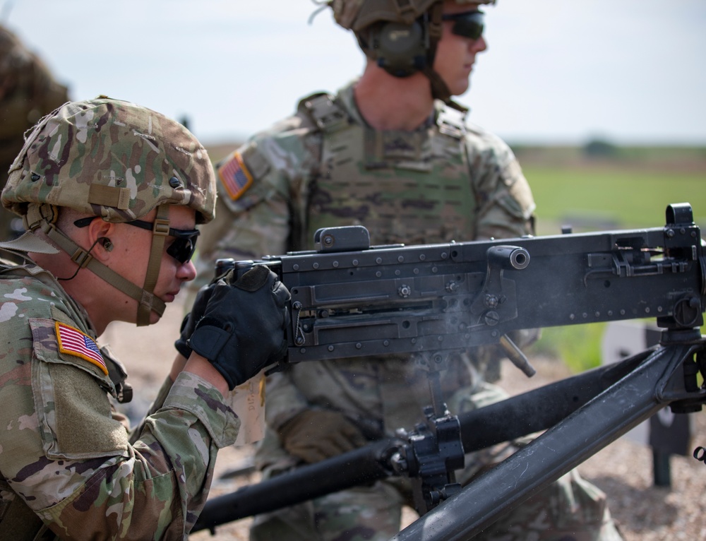 1st Battalion, 16th Infantry Regiment conduct machine gun qualifications