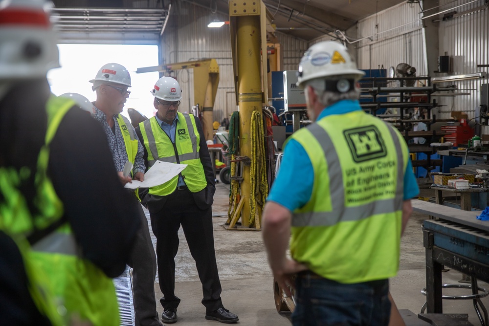ASA CW Conner and MG Holland Visit Mississippi River Project Office