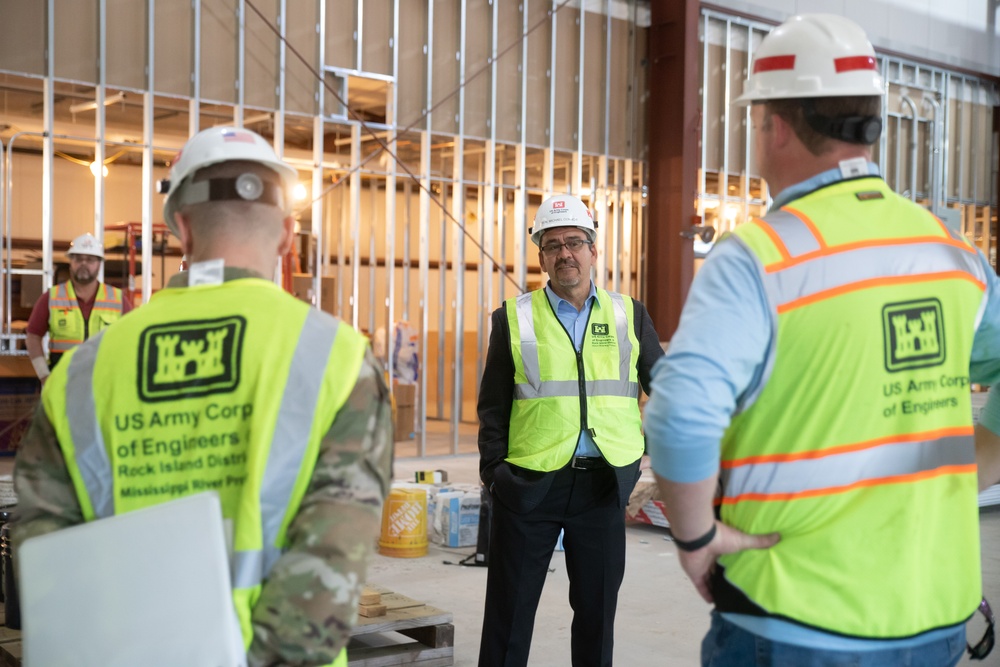 ASA CW Conner and MG Holland Visit Mississippi River Project Office