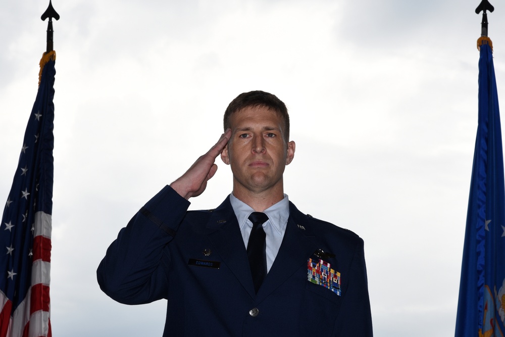 99th Air Refueling Squadron Change of Command ceremony