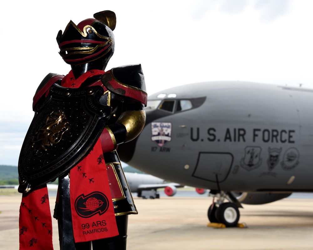 99th Air Refueling Squadron Change of Command ceremony