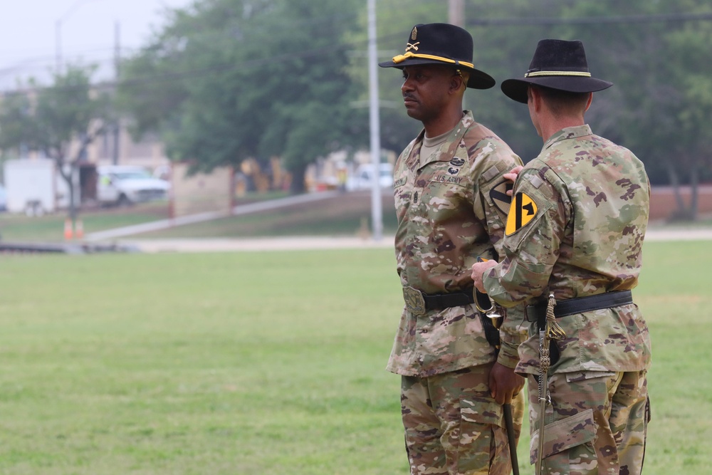 Command Sgt. Maj. Jackson Assumption of Responsibility