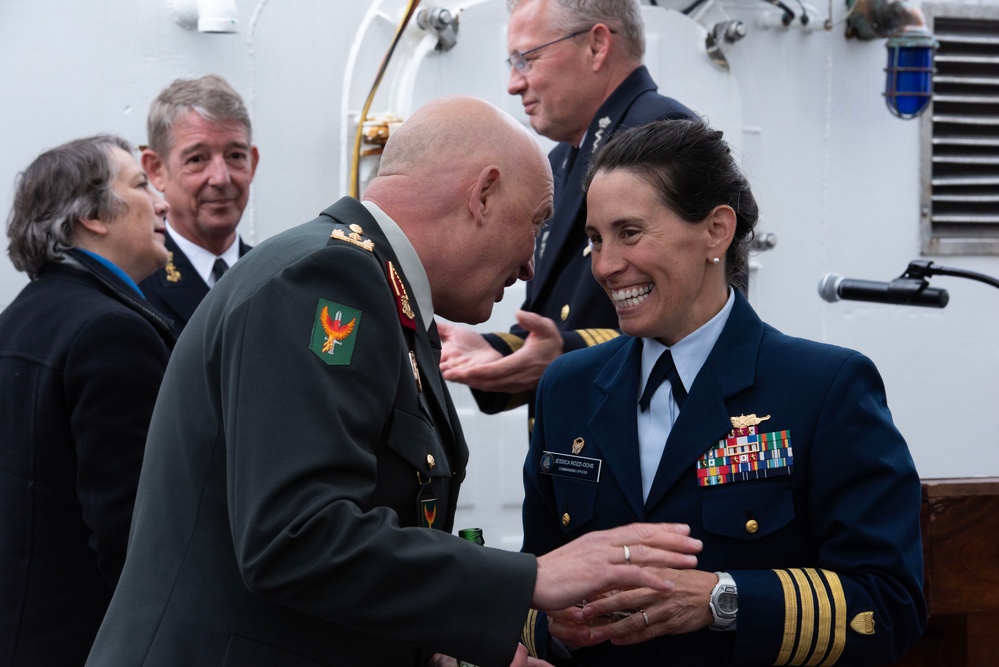 USCGC Eagle hosts reception in Den Helder, the Netherlands