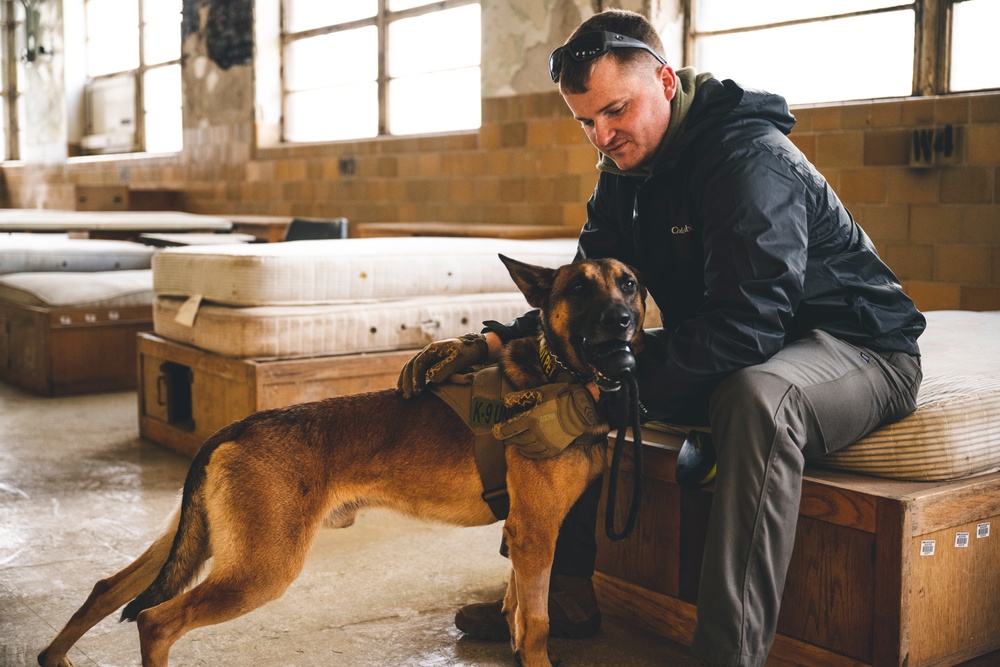 Wright-Patt military working dog and handler participate in Guardian Response 23