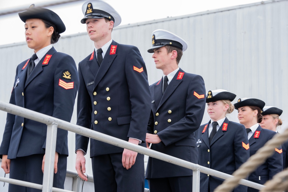 USCGC Eagle hosts reception in Den Helder, the Netherlands