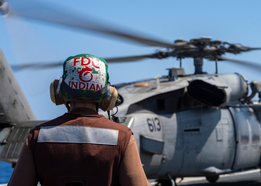 Helio Ops Aboard Nimitz