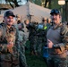 Washington Guardsmen step off with ROTC candidates at Norwegian Foot March