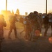 Washington Guardsmen step off with ROTC candidates at Norwegian Foot March