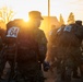 Washington Guardsmen step off with ROTC candidates at Norwegian Foot March