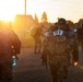 Washington Guardsmen step off with ROTC candidates at Norwegian Foot March