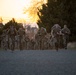 Washington Guardsmen step off with ROTC candidates at Norwegian Foot March