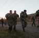 Washington Guardsmen step off with ROTC candidates at Norwegian Foot March