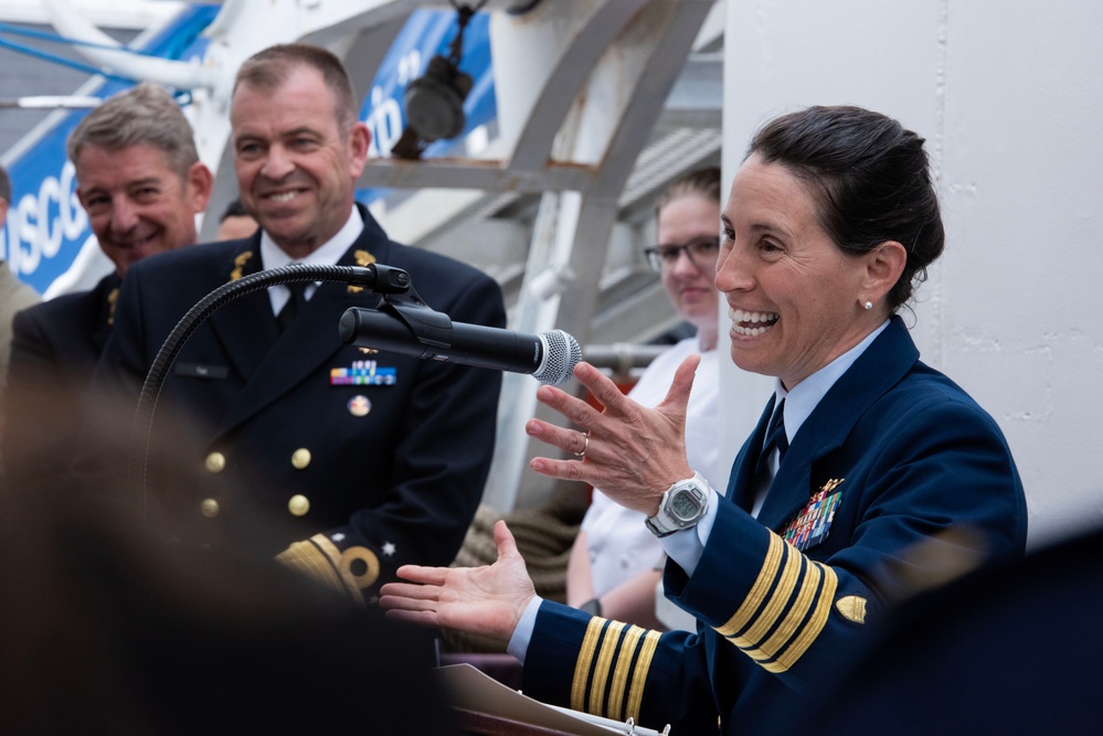 USCGC Eagle hosts reception in Den Helder, the Netherlands