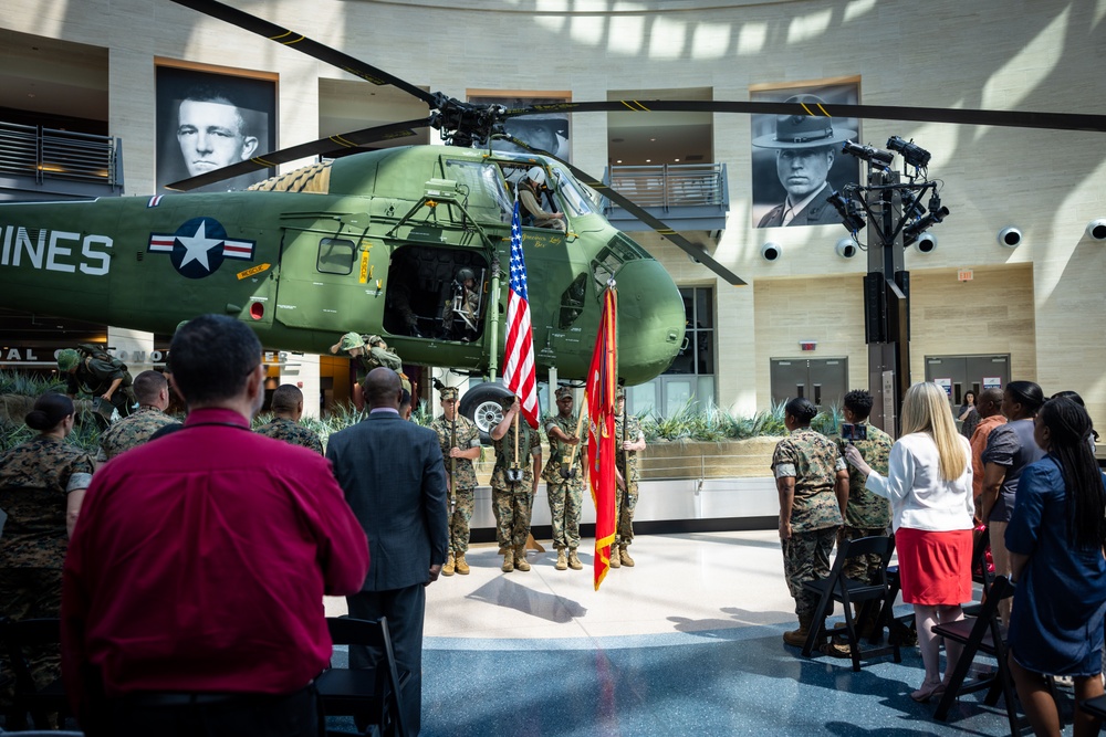 Gunnery Sergeant Tequonta Hollins Retirement Ceremony