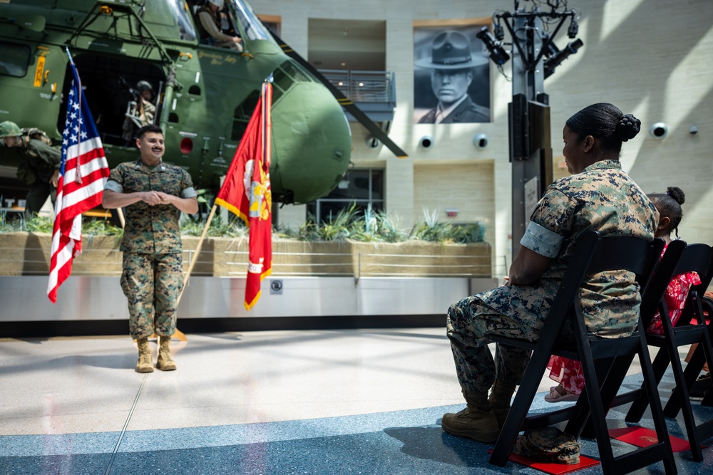 Gunnery Sergeant Tequonta Hollins Retirement Ceremony