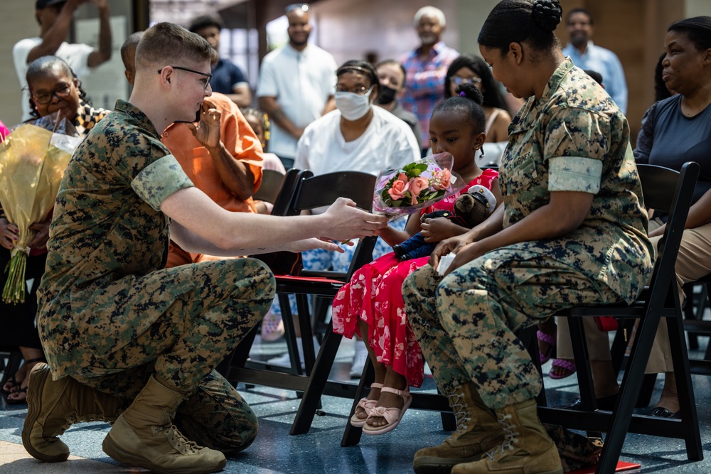 Gunnery Sergeant Tequonta Hollins Retirement Ceremony