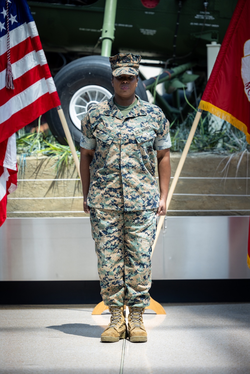 Gunnery Sergeant Tequonta Hollins Retirement Ceremony