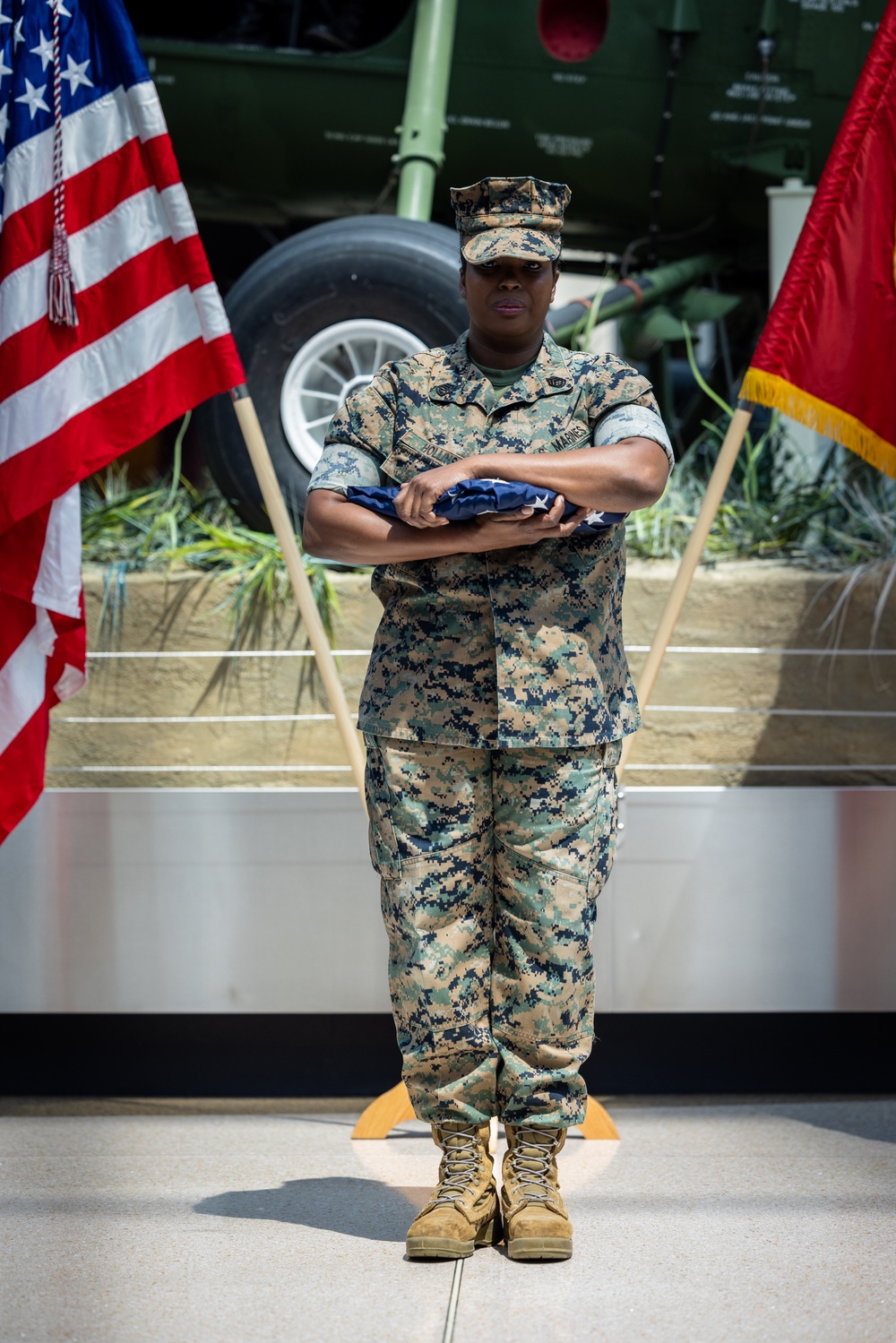 Gunnery Sergeant Tequonta Hollins Retirement Ceremony