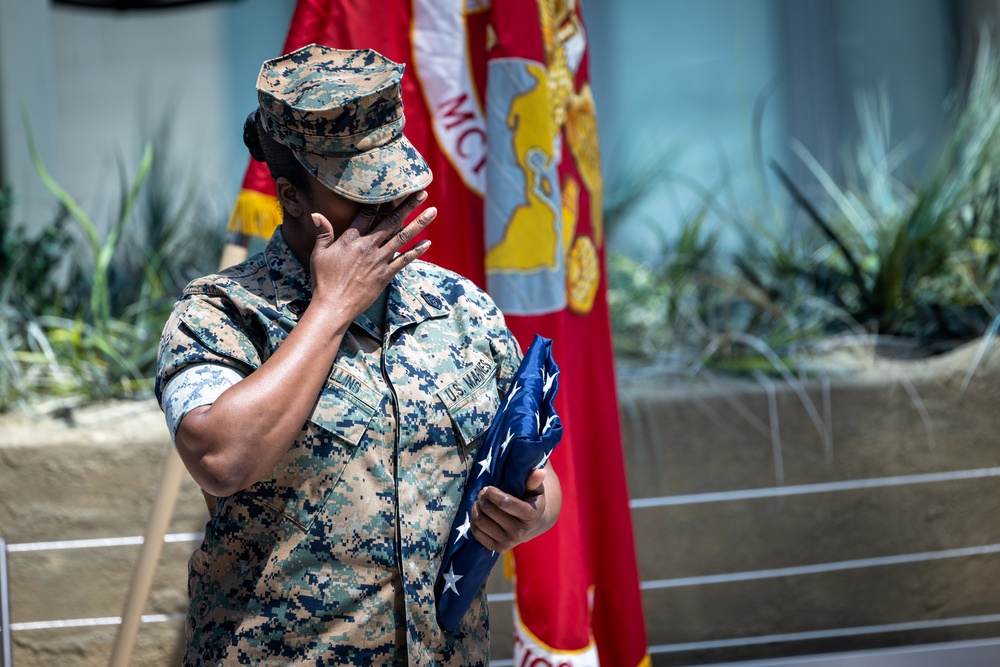 Gunnery Sergeant Tequonta Hollins Retirement Ceremony