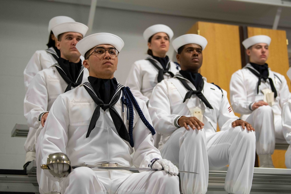 Pass-in-Review at US Navy Recruit Training Command