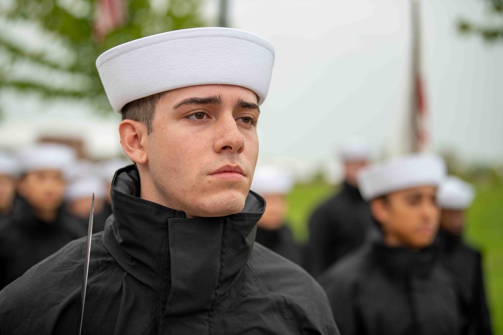 Pass-in-Review at US Navy Recruit Training Command