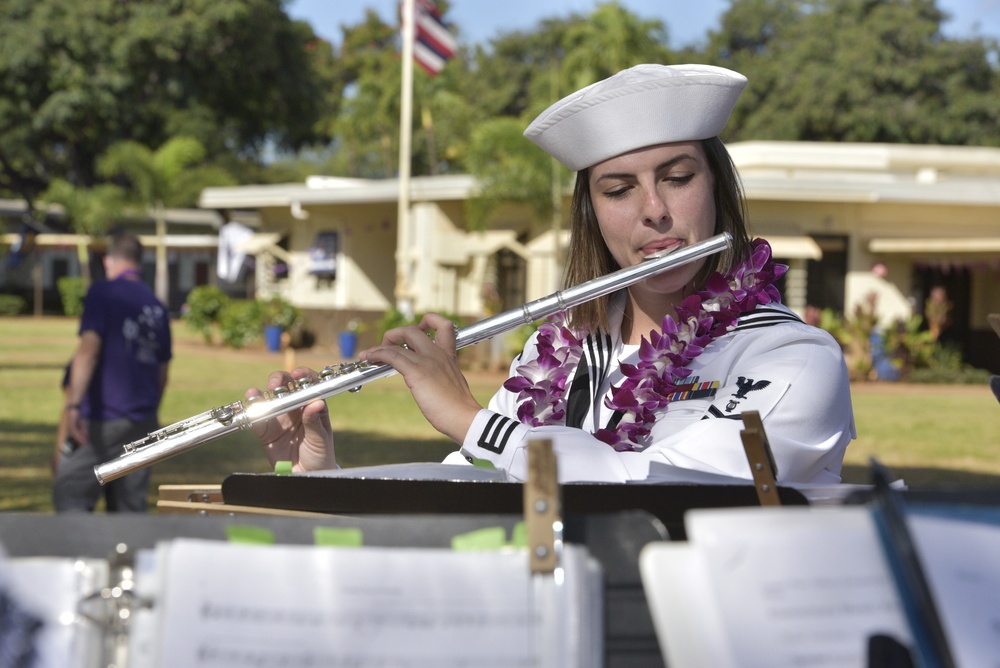 &quot;Tradewinds&quot; Performs During Purple Up Day