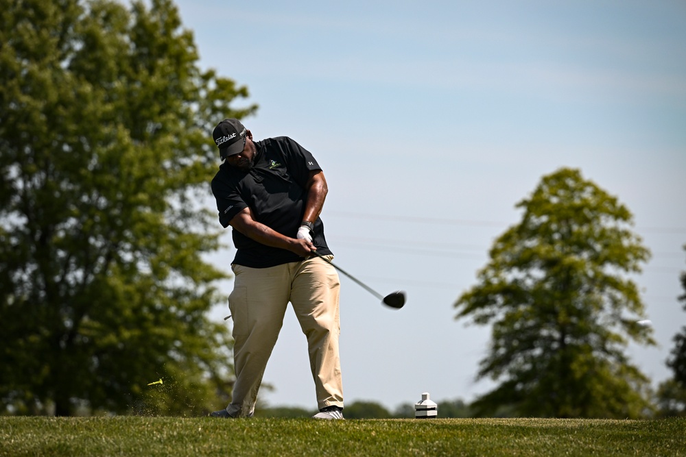 Team Dover, Central Delaware Chamber of Commerce leaders tee off during Bluesuiters Golf Tournament