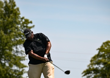 Team Dover, Central Delaware Chamber of Commerce leaders tee off during Bluesuiters Golf Tournament