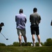 Team Dover, Central Delaware Chamber of Commerce leaders tee off during Bluesuiters Golf Tournament