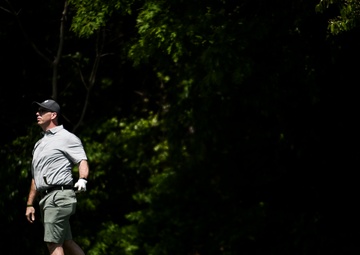 Team Dover, Central Delaware Chamber of Commerce leaders tee off during Bluesuiters Golf Tournament