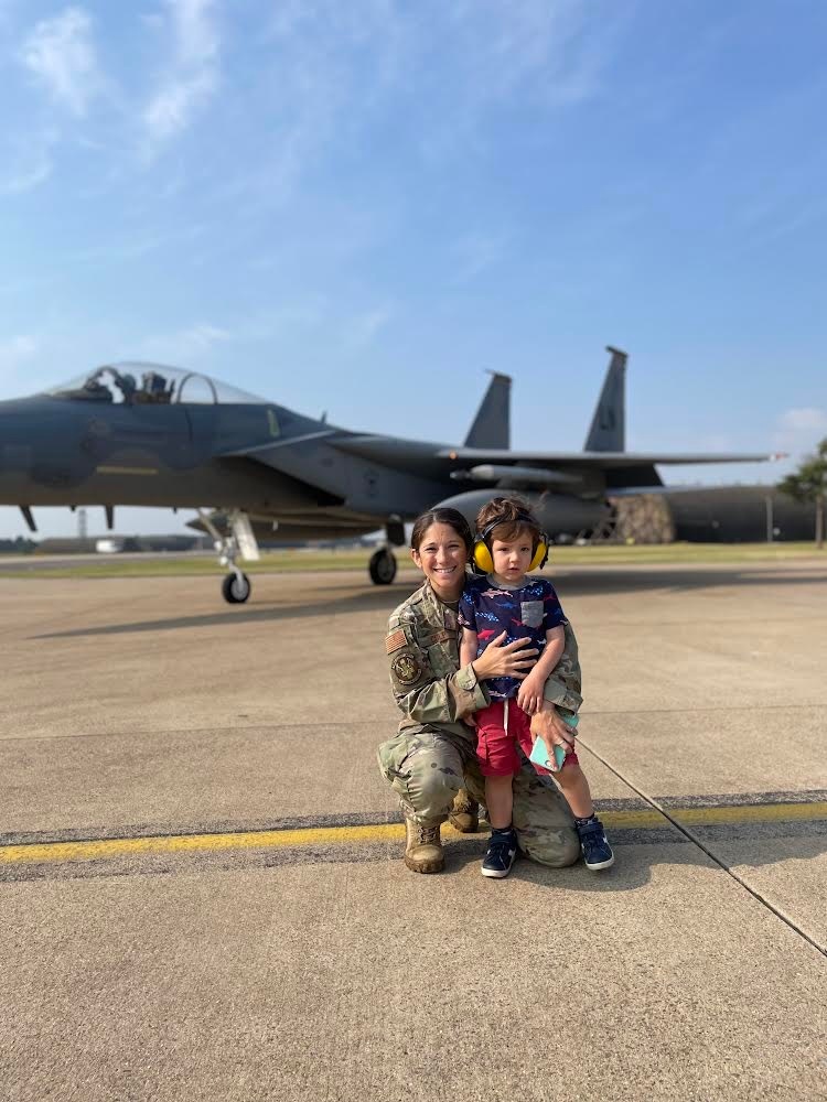 DVIDS - Images - United States Air Force Major Francesca Culp with son ...