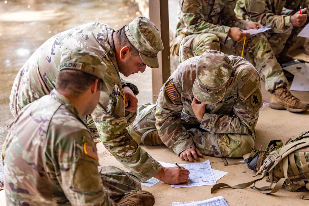 U.S. Army South Soldiers conduct land navigation training