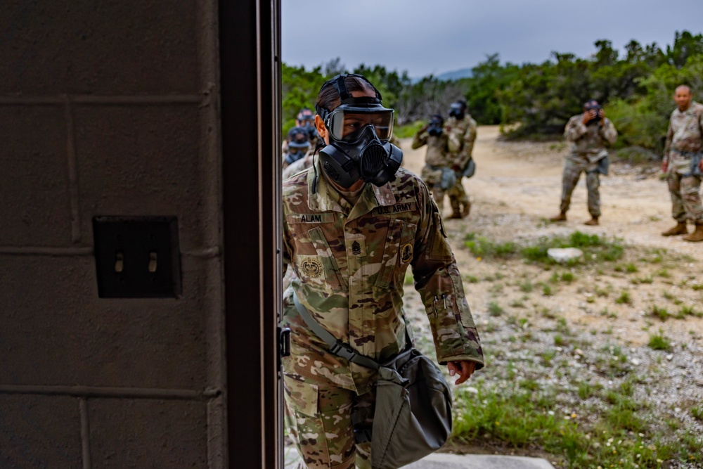 U.S. Army South Soldiers conduct CBRN training during staff exercise