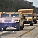 Convoy for Spartan Warrior IV Exercise training at Fort McCoy