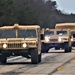 Convoy for Spartan Warrior IV Exercise training at Fort McCoy