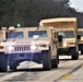 Convoy for Spartan Warrior IV Exercise training at Fort McCoy