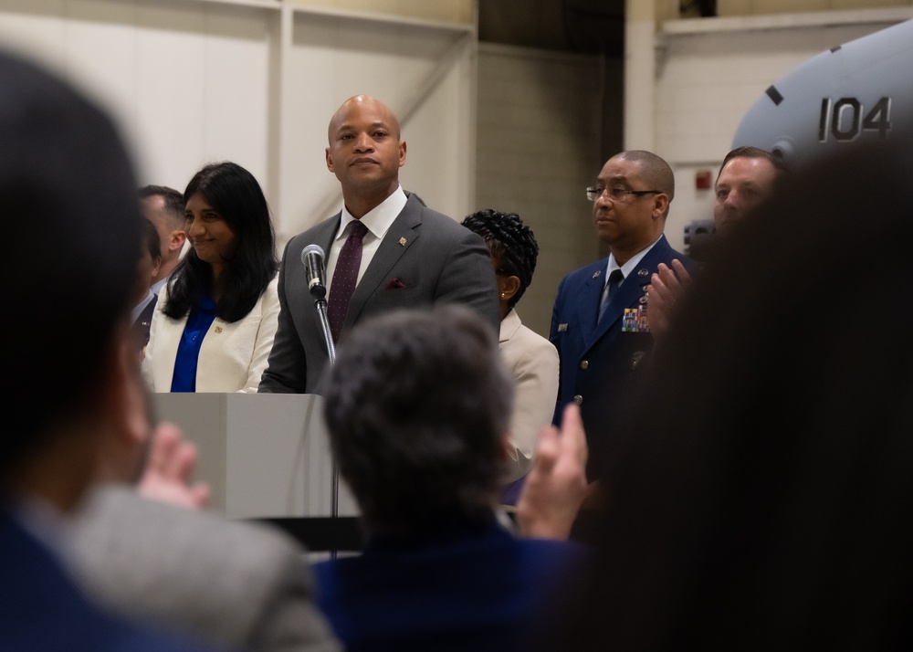 Md. Governor signs healthcare bill for Guard members at 175th Wing