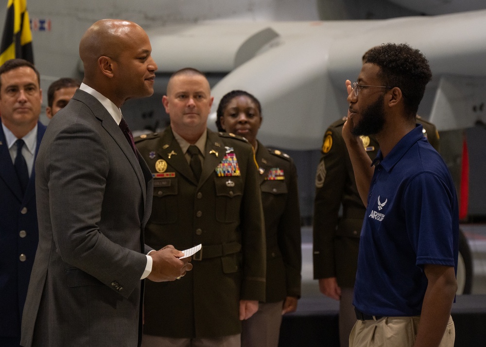 Md. Governor signs healthcare bill for Guard members at 175th Wing