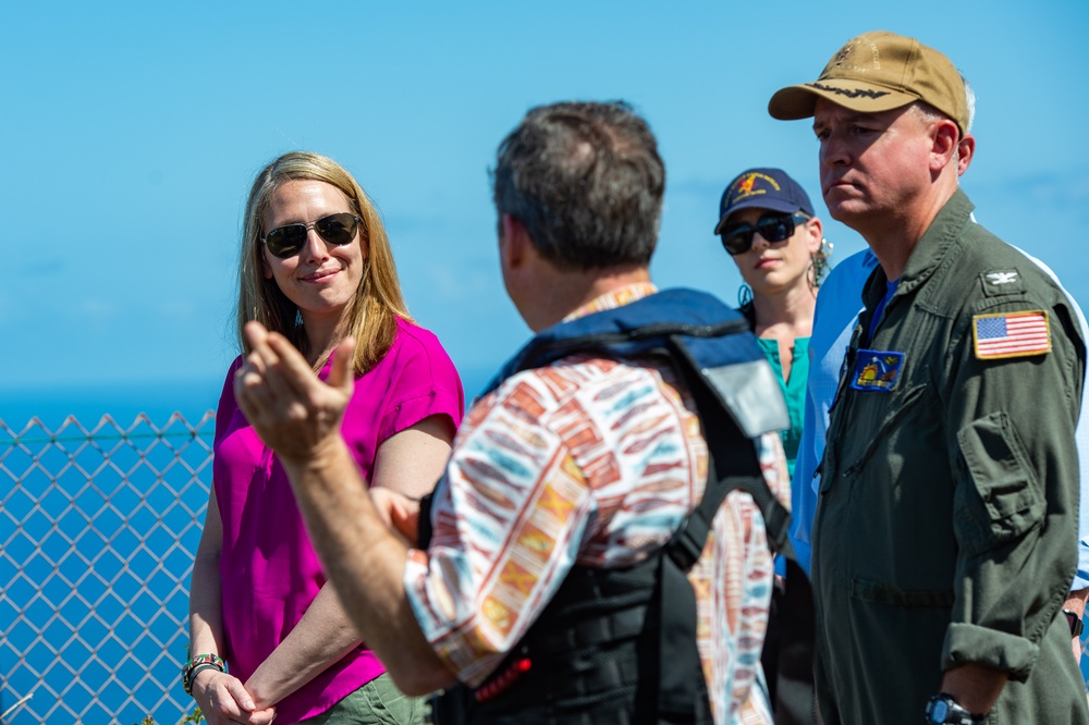 Assistant Secretary of the Navy for Energy, Installations and Environment Tours Pacific Missile Range Facility (PMRF)