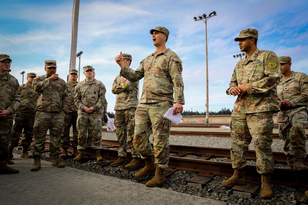 17th Field Artillery Brigade convoy to the Port of Tacoma