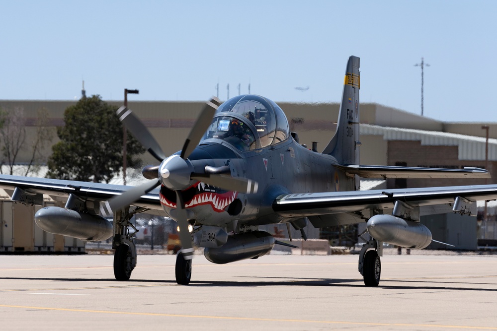 Colombian Air Force arrives at Davis-Monthan AFB, RF-R 23-1