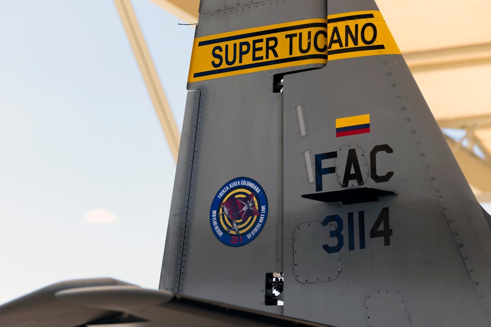 Colombian Air Force arrives at Davis-Monthan AFB, RF-R 23-1