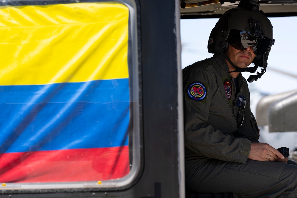 Colombian Air Force conducts orientation flight during Red Flag-Rescue 23-1