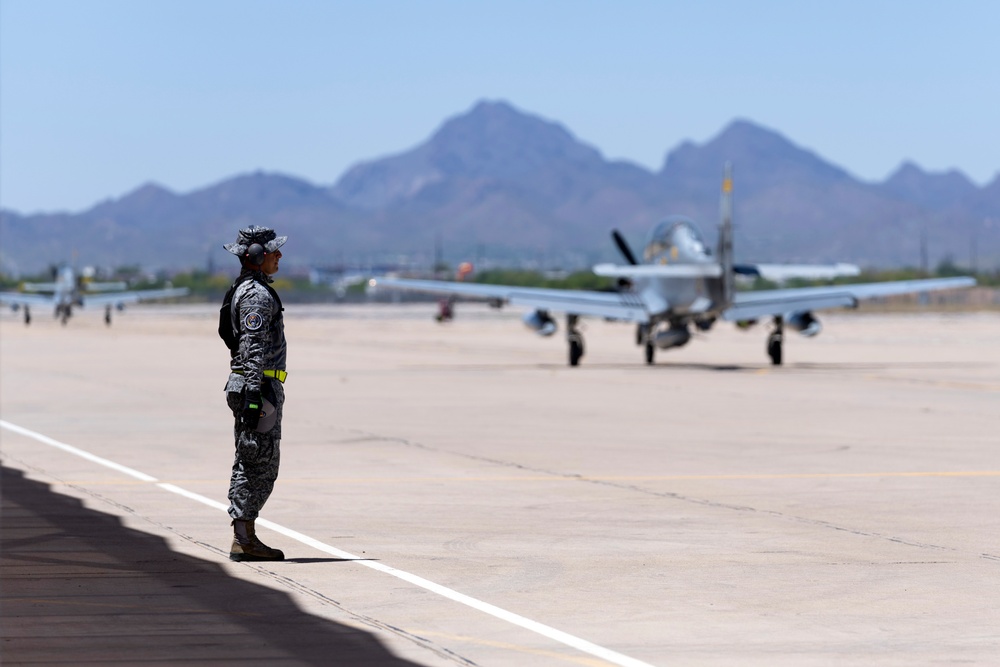 Colombian Air Force conducts orientation flight during Red Flag-Rescue 23-1