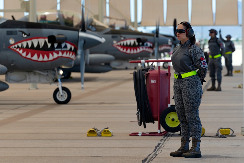 Colombian Air Force conducts orientation flight during Red Flag-Rescue 23-1